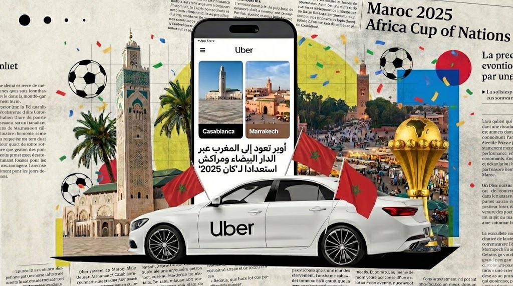 أوبر تعود إلى المغرب عبر الدار البيضاء ومراكش استعدادا لـ”كان 2025″