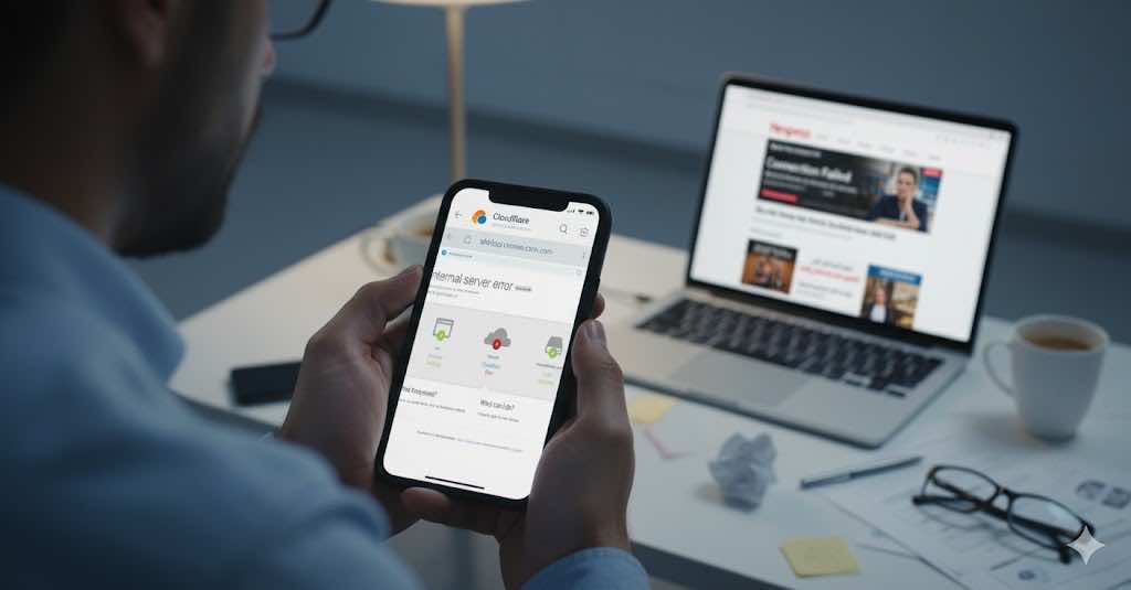 عطل تقني واسع يضرب مواقع إخبارية مغربية بسبب “Cloudflare”