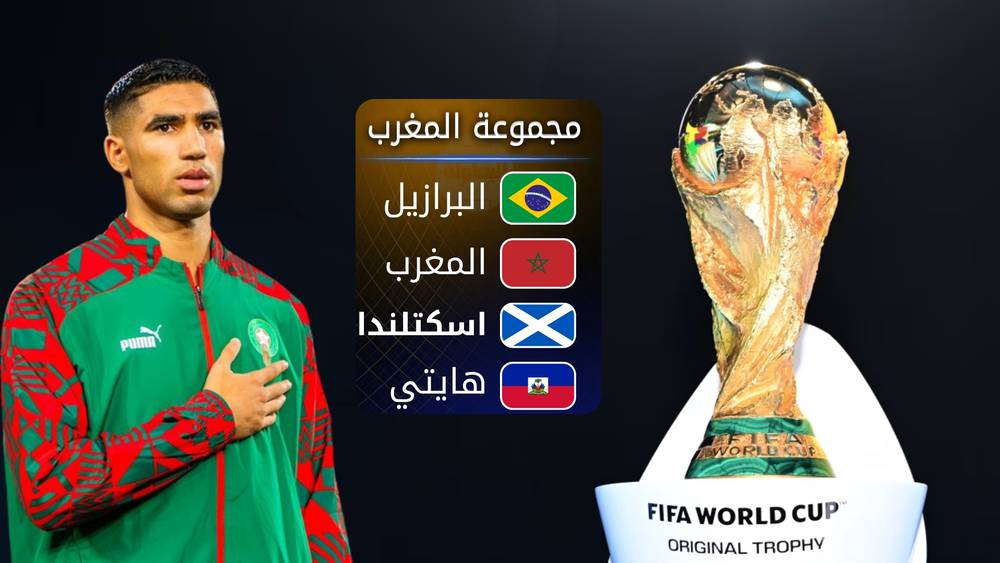 قرعة مونديال 2026 تضع المغرب في مجموعة قوية مع البرازيل