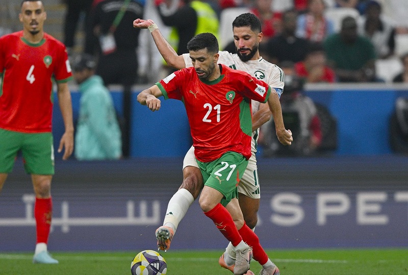 المنتخب المغرب يعبر إلى ربع نهائي كأس العرب بعد فوز ثمين على السعودية