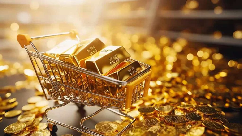 الذهب يتجاوز حاجز الـ 1% مكاسب مع ضعف الدولار وهبوط أسعار النفط