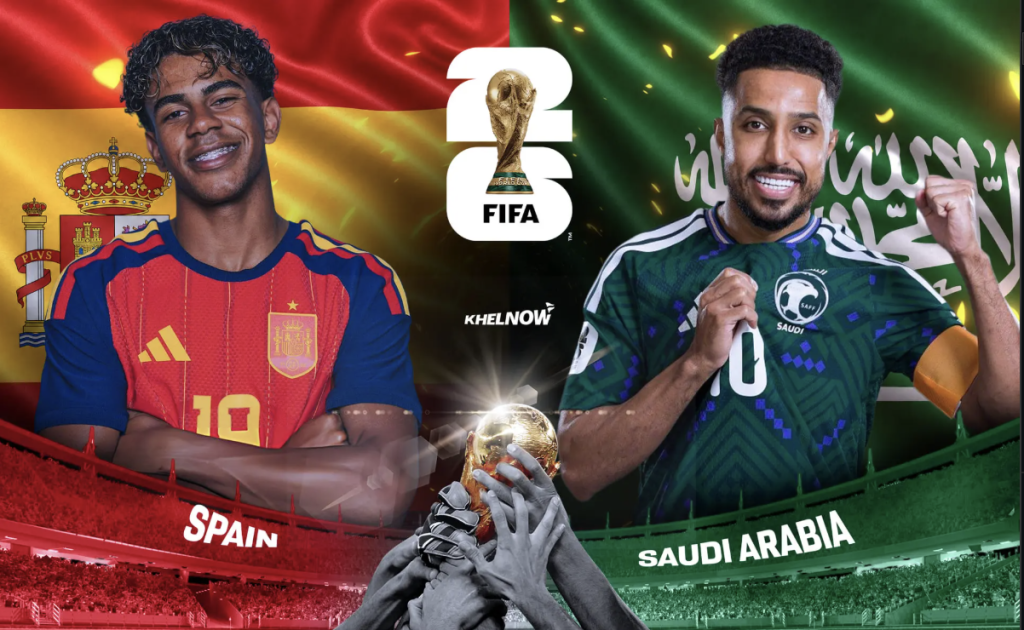 إثارة كروية في مونديال 2026: إسبانيا والسعودية في مواجهة حاسمة.. تعرف على القنوات الناقلة