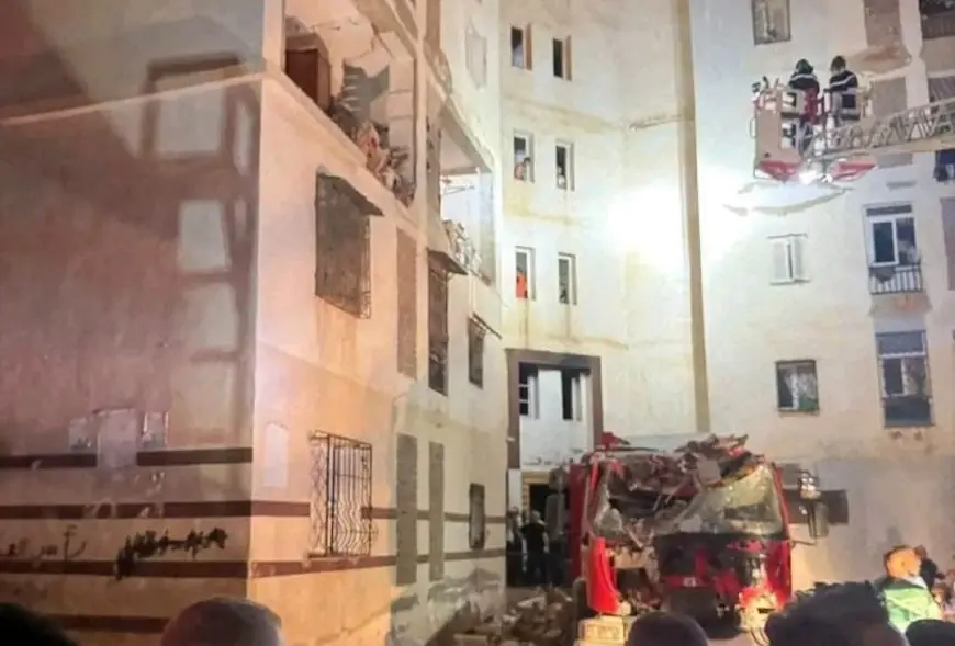 وهران: انفجار يهز بناية سكنية ويصيب العشرات