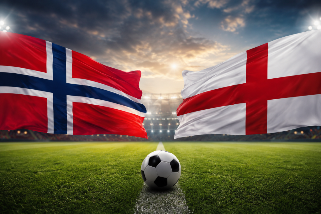 القنوات الناقلة لمباراة النرويج وإنجلترا في ربع نهائي كأس العالم