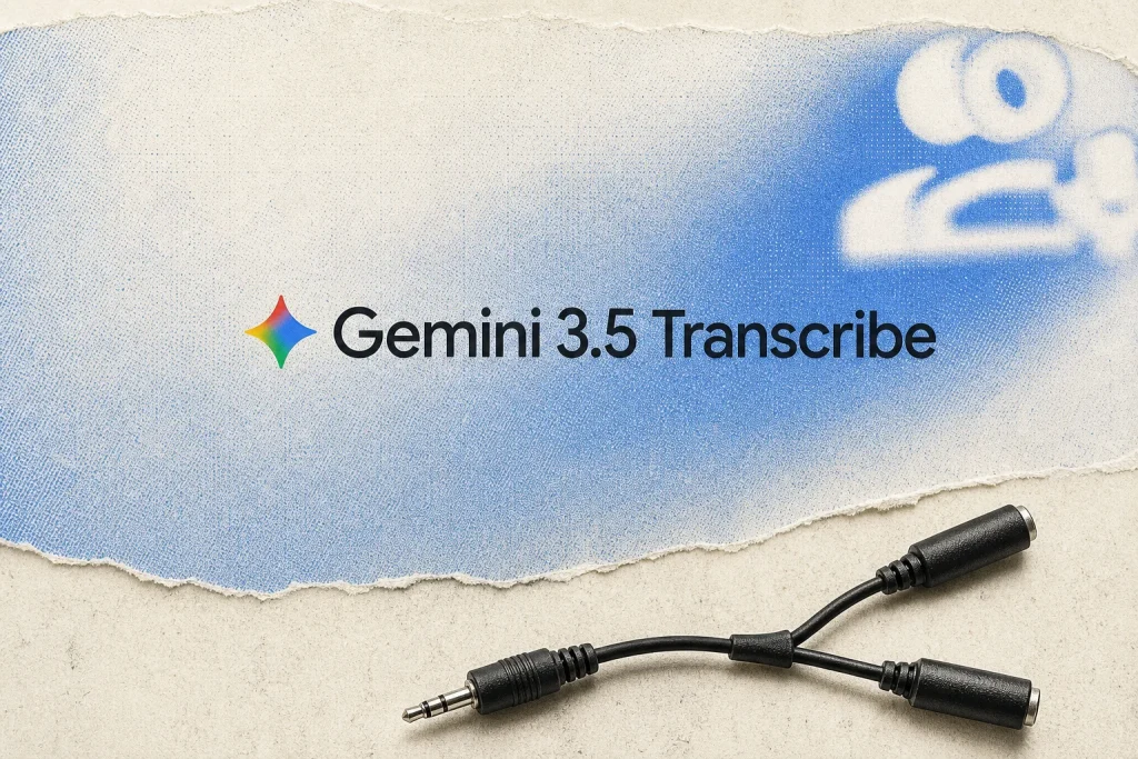 غوغل تطلق «Gemini 3.5 Transcribe» لتحويل الكلام إلى نص
