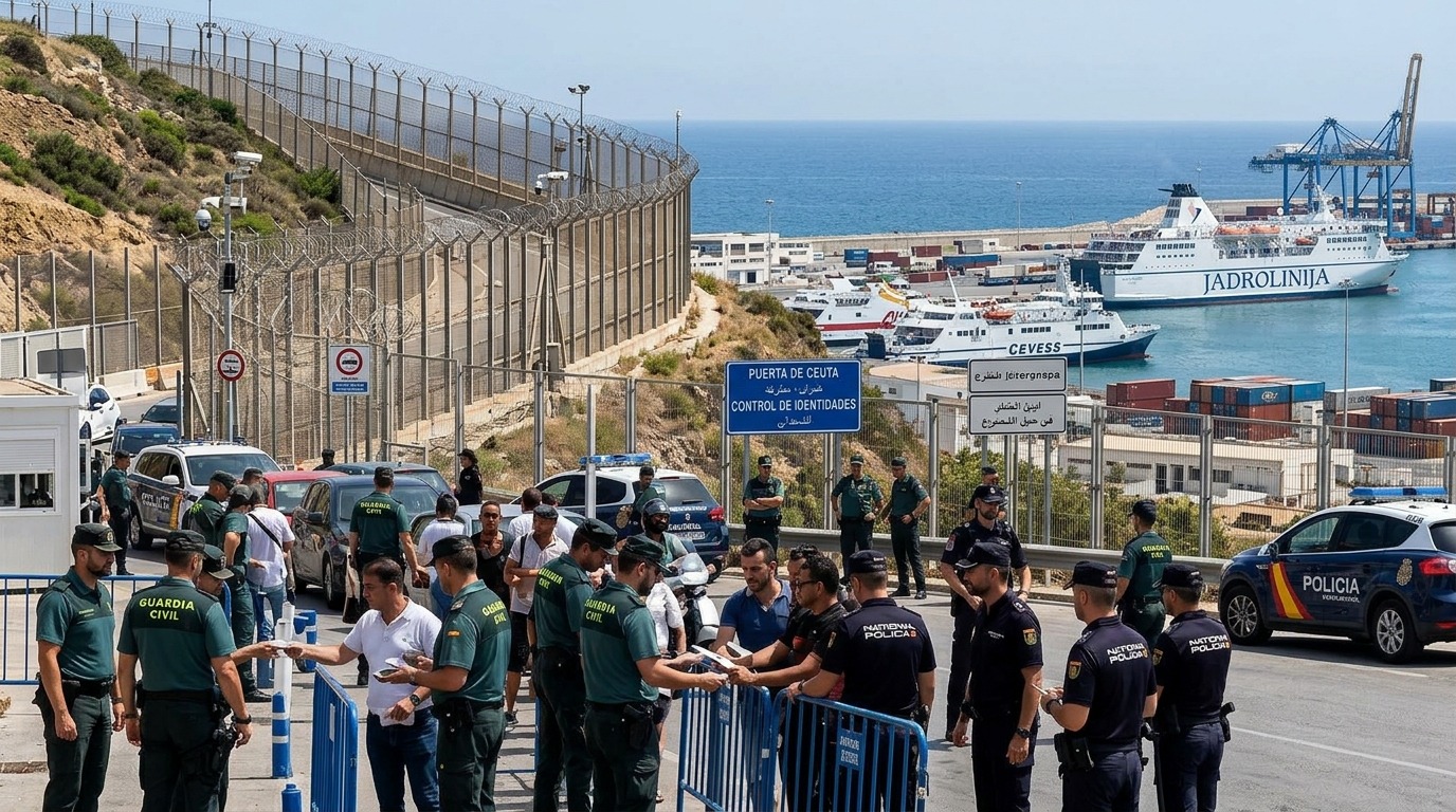 مهاجرون مغاربة عائدون من سبتة إلى المغرب