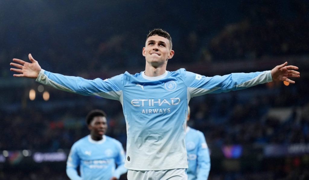 دوري أبطال أوروبا: هاتريك فودين يقود مانشستر سيتي لاكتساح أيك أثينا 5-1